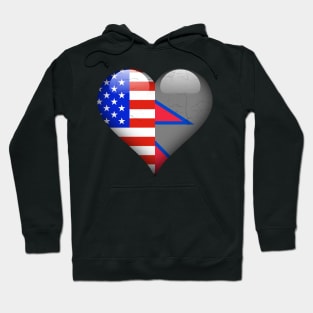 Half American Half Nepalese - Gift for Nepalese From Nepal Hoodie